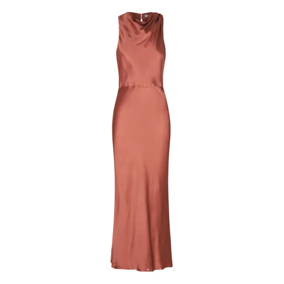 Shona Joy Terracotta Sleeveless Maxi Dress - Picture 1 of 7